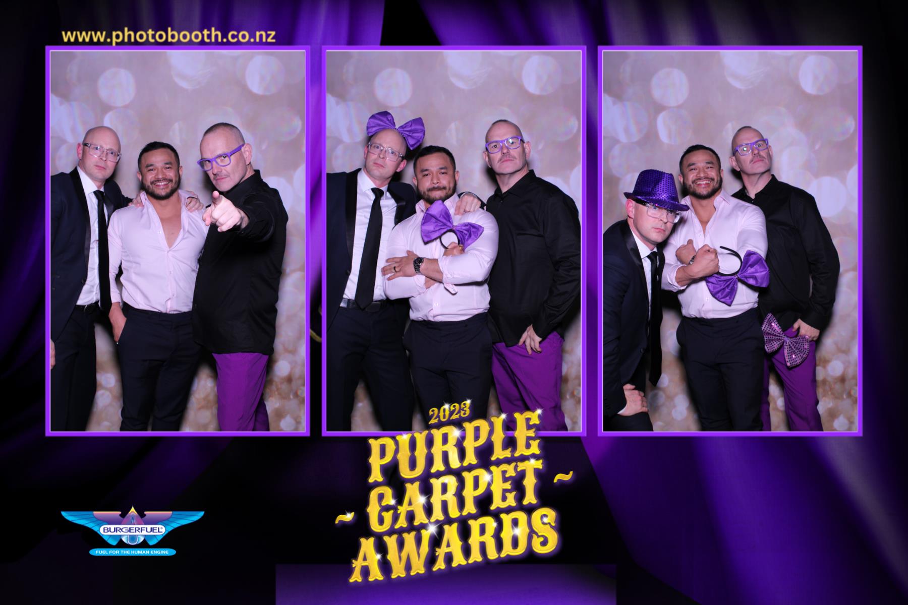Burger Fuel Purple Carpet Awards | View more photos from the event at gallery.photobooth.co.nz/u/SelfieCentral/Burger-Fuel-Purple-Carpet-Awards