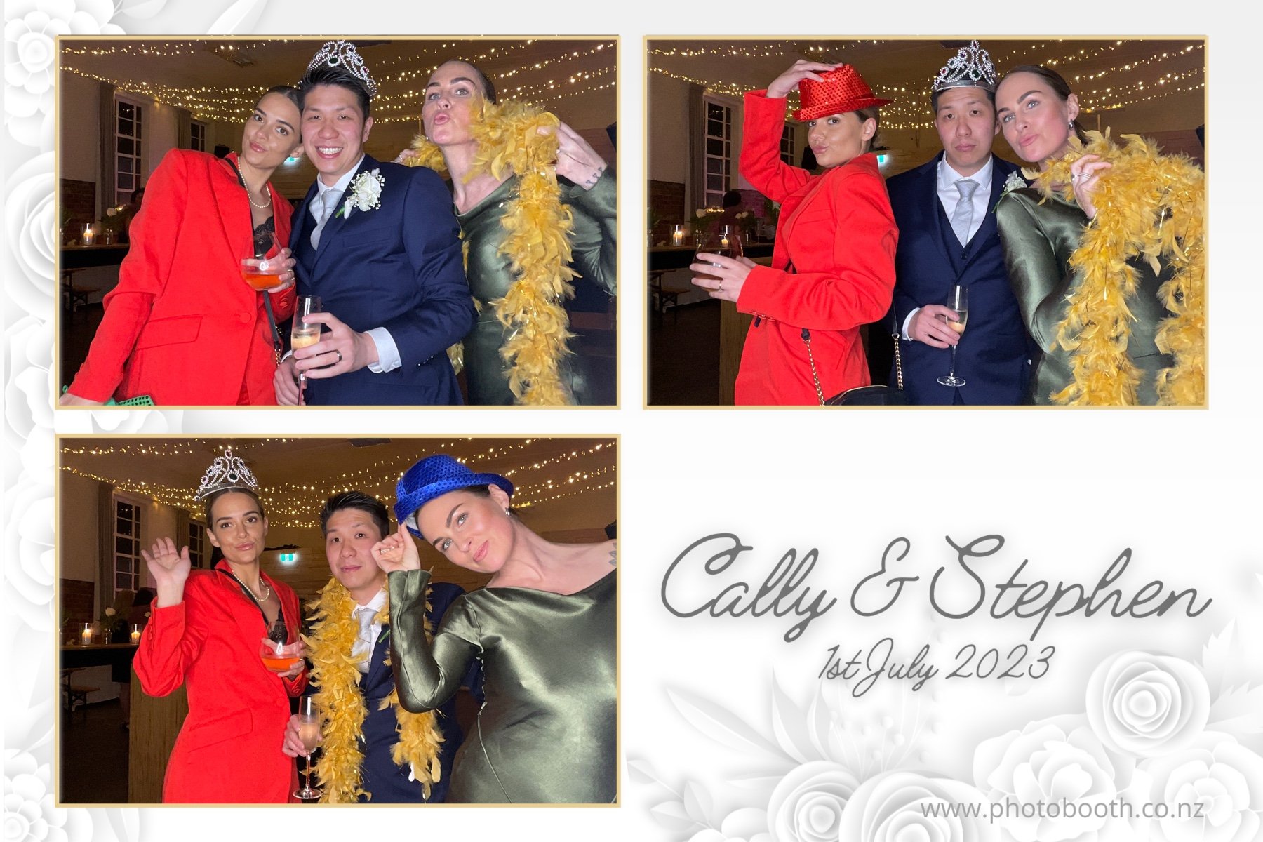 Cally & Stephen's Wedding | View more photos from the event at gallery.photobooth.co.nz/u/SelfieCentral/Cally-Stephens-Wedding