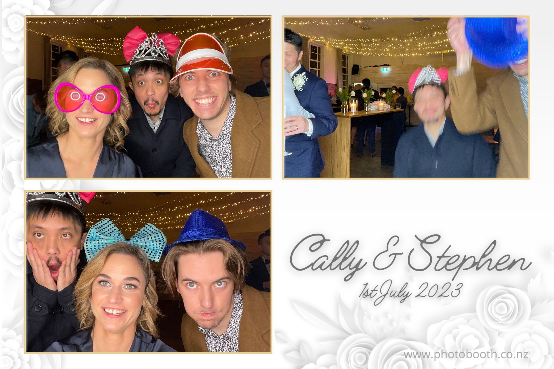 Cally & Stephen's Wedding | View more photos from the event at gallery.photobooth.co.nz/u/SelfieCentral/Cally-Stephens-Wedding