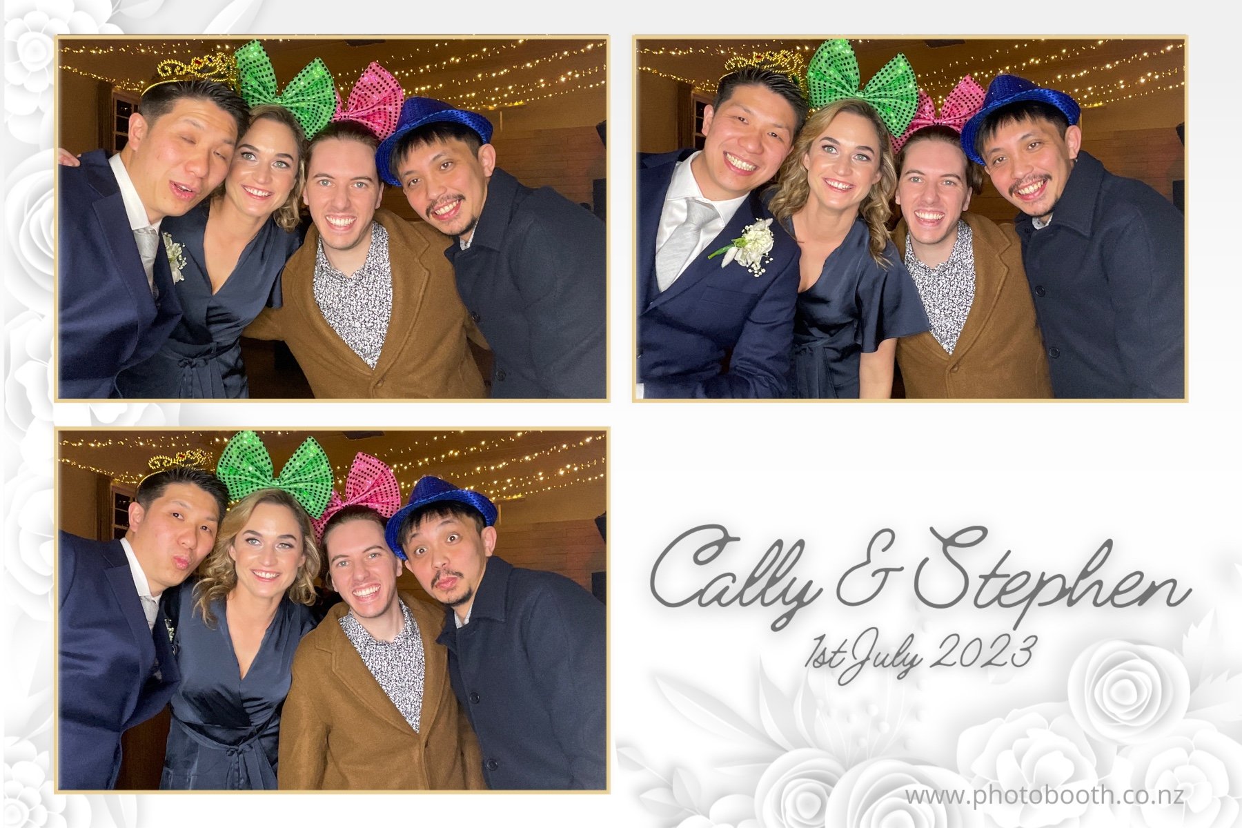 Cally & Stephen's Wedding | View more photos from the event at gallery.photobooth.co.nz/u/SelfieCentral/Cally-Stephens-Wedding