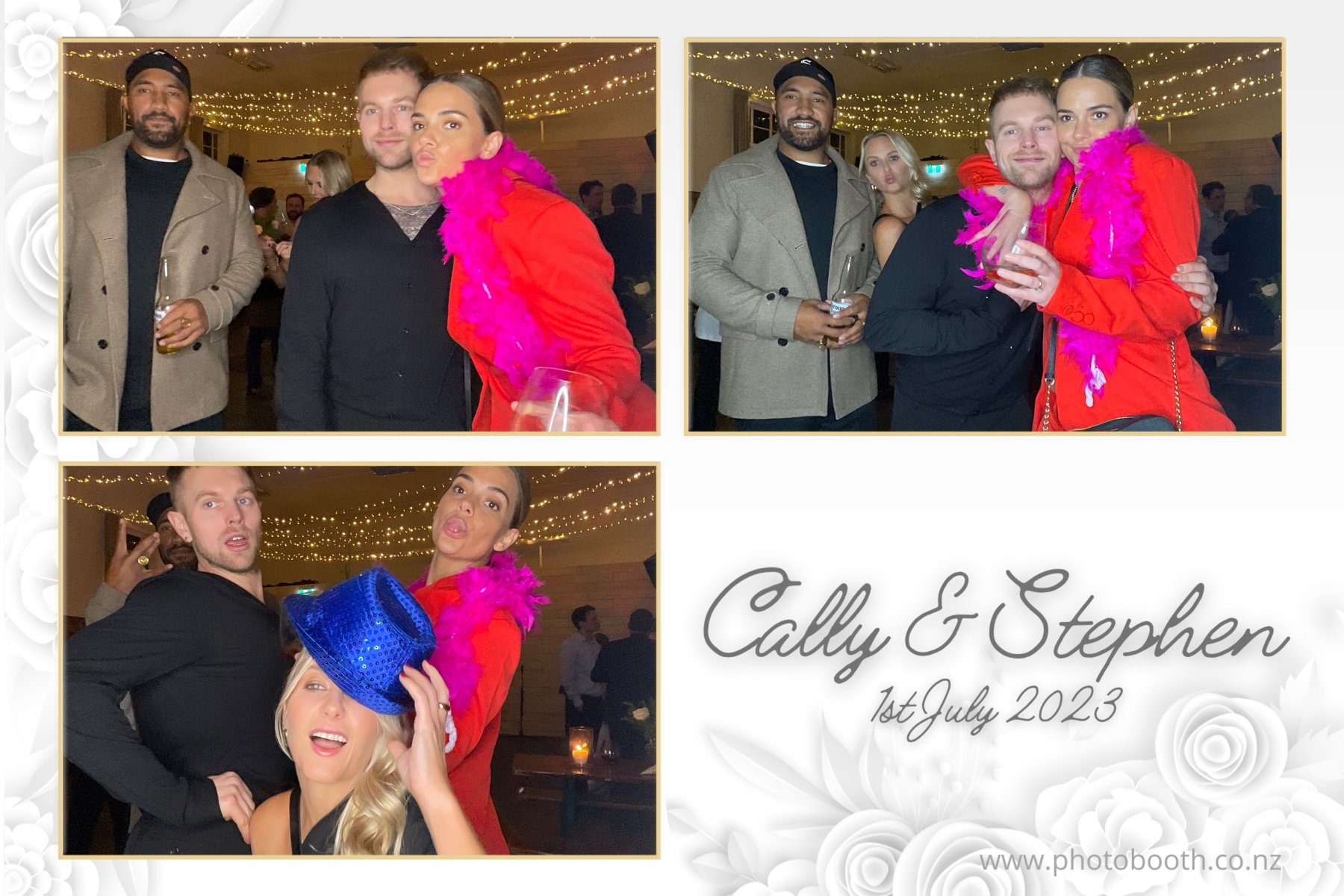 Cally & Stephen's Wedding | View more photos from the event at gallery.photobooth.co.nz/u/SelfieCentral/Cally-Stephens-Wedding