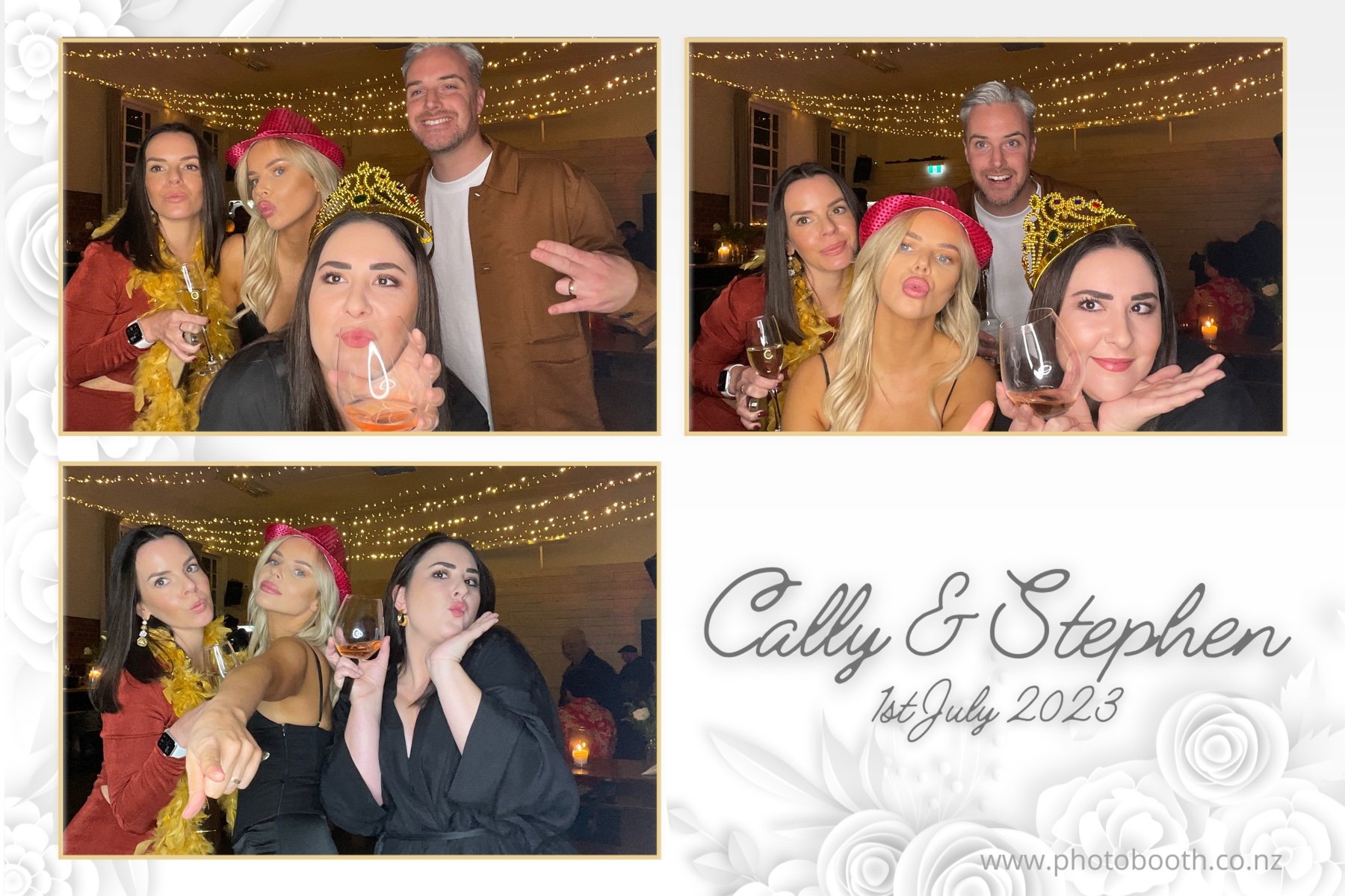 Cally & Stephen's Wedding | View more photos from the event at gallery.photobooth.co.nz/u/SelfieCentral/Cally-Stephens-Wedding