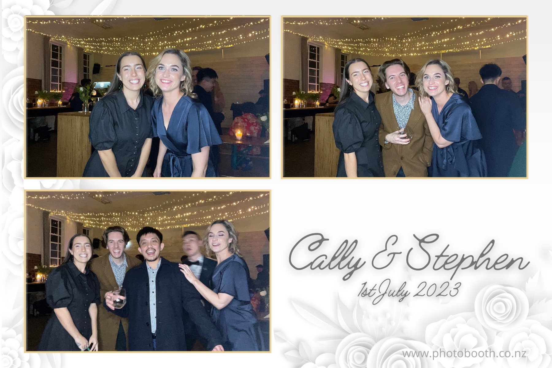 Cally & Stephen's Wedding | View more photos from the event at gallery.photobooth.co.nz/u/SelfieCentral/Cally-Stephens-Wedding