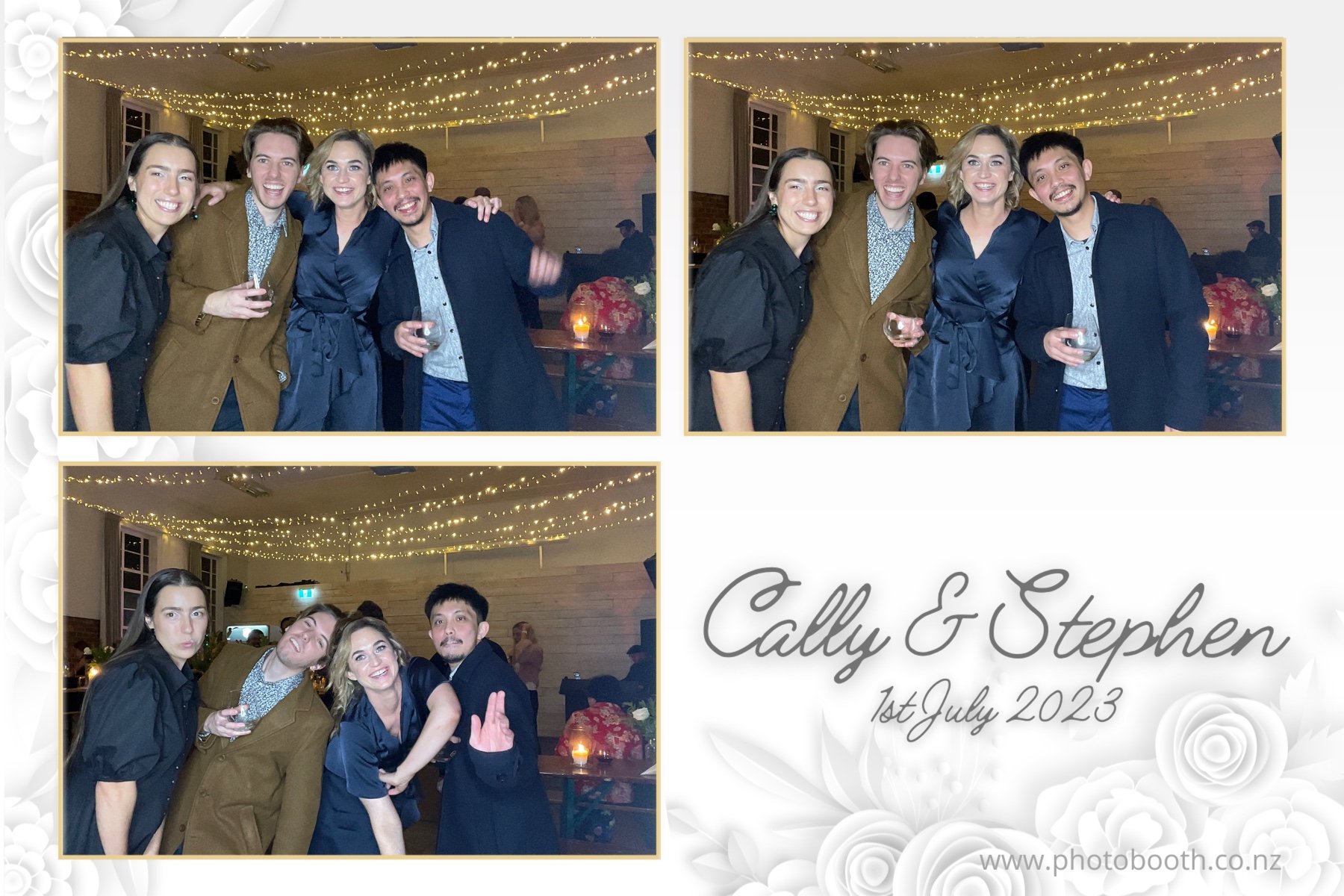 Cally & Stephen's Wedding | View more photos from the event at gallery.photobooth.co.nz/u/SelfieCentral/Cally-Stephens-Wedding