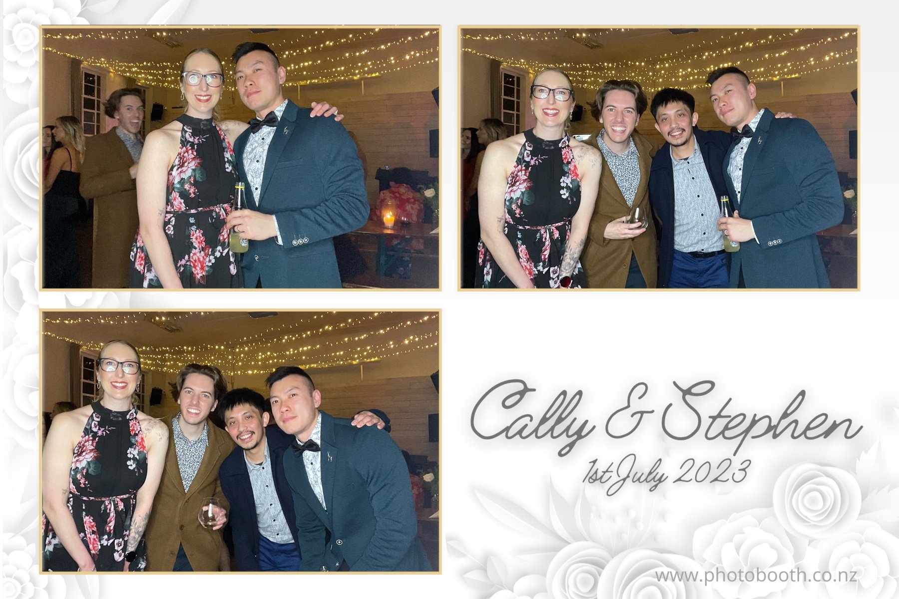 Cally & Stephen's Wedding | View more photos from the event at gallery.photobooth.co.nz/u/SelfieCentral/Cally-Stephens-Wedding