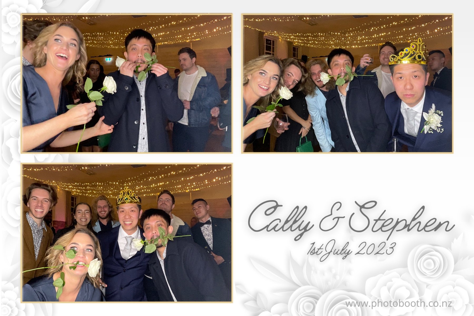 Cally & Stephen's Wedding | View more photos from the event at gallery.photobooth.co.nz/u/SelfieCentral/Cally-Stephens-Wedding
