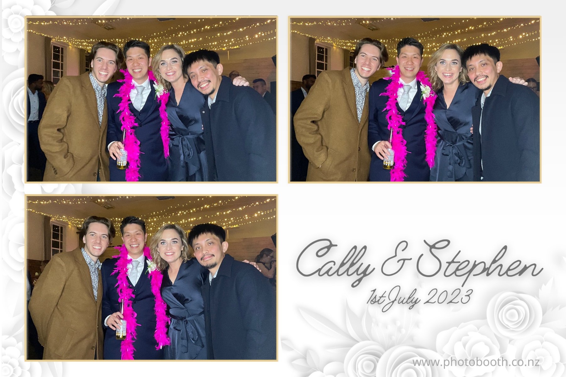 Cally & Stephen's Wedding | View more photos from the event at gallery.photobooth.co.nz/u/SelfieCentral/Cally-Stephens-Wedding