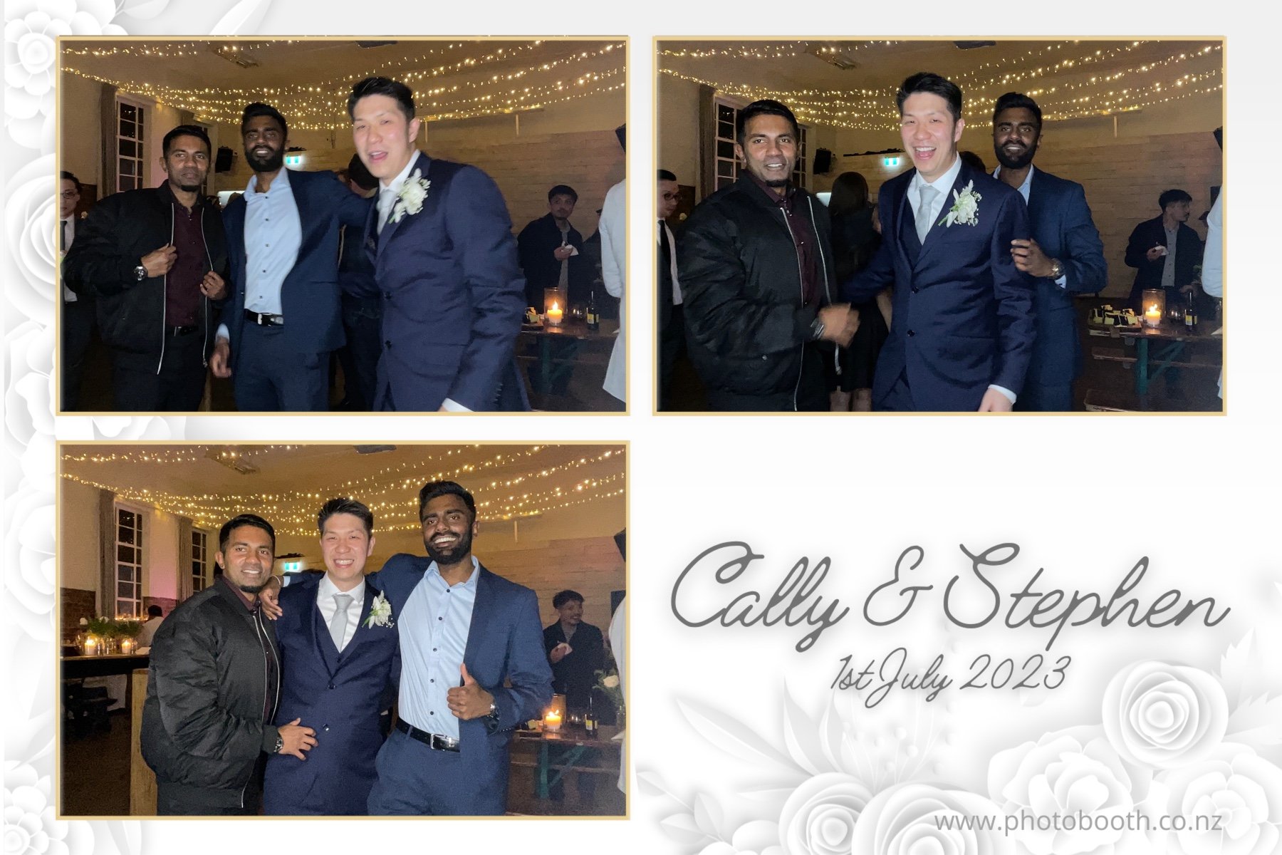 Cally & Stephen's Wedding | View more photos from the event at gallery.photobooth.co.nz/u/SelfieCentral/Cally-Stephens-Wedding