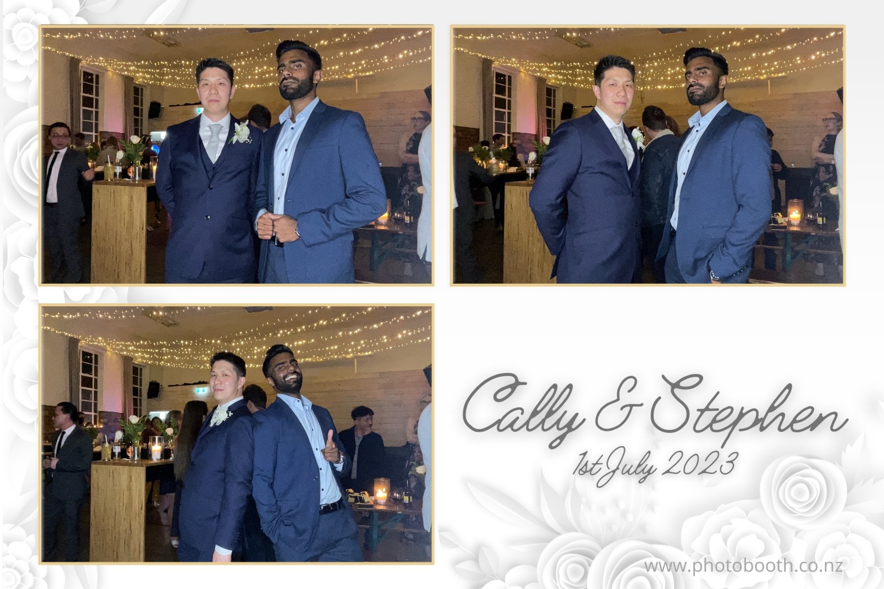 Cally & Stephen's Wedding | View more photos from the event at gallery.photobooth.co.nz/u/SelfieCentral/Cally-Stephens-Wedding