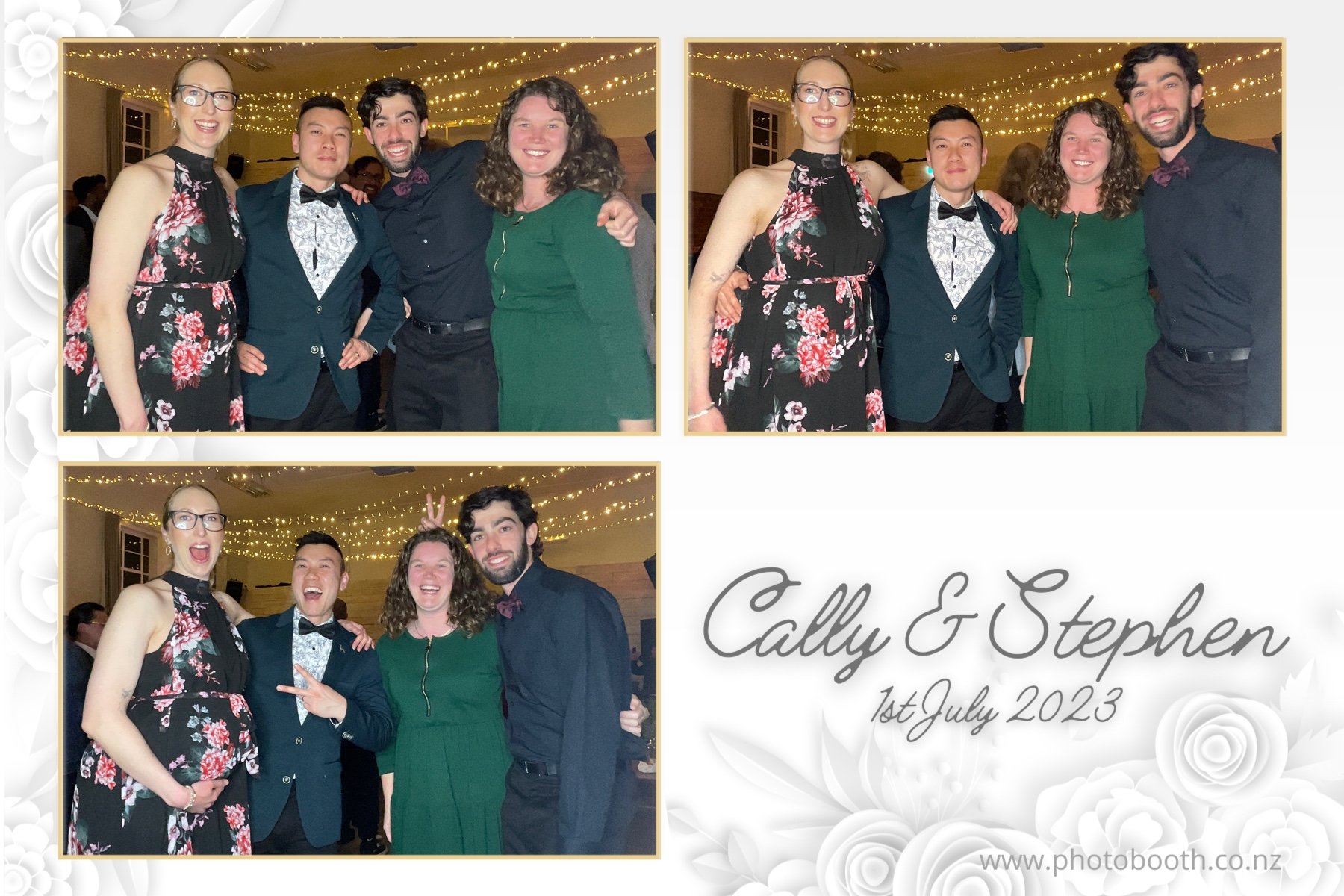 Cally & Stephen's Wedding | View more photos from the event at gallery.photobooth.co.nz/u/SelfieCentral/Cally-Stephens-Wedding