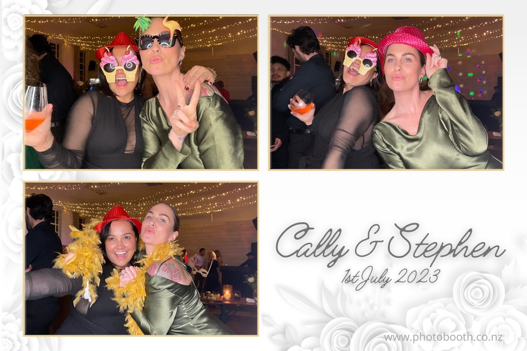 Cally & Stephen's Wedding | View more photos from the event at gallery.photobooth.co.nz/u/SelfieCentral/Cally-Stephens-Wedding