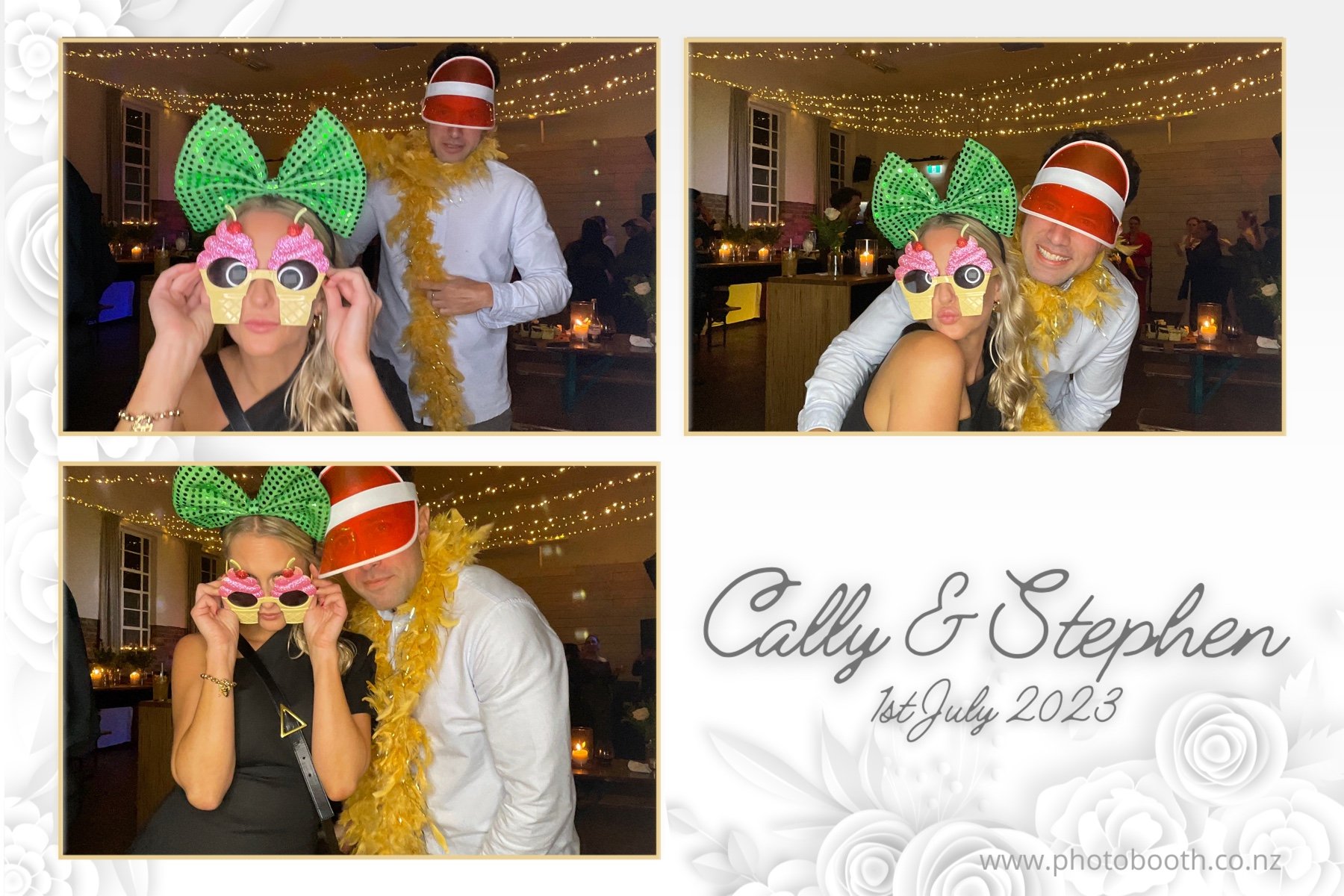 Cally & Stephen's Wedding | View more photos from the event at gallery.photobooth.co.nz/u/SelfieCentral/Cally-Stephens-Wedding