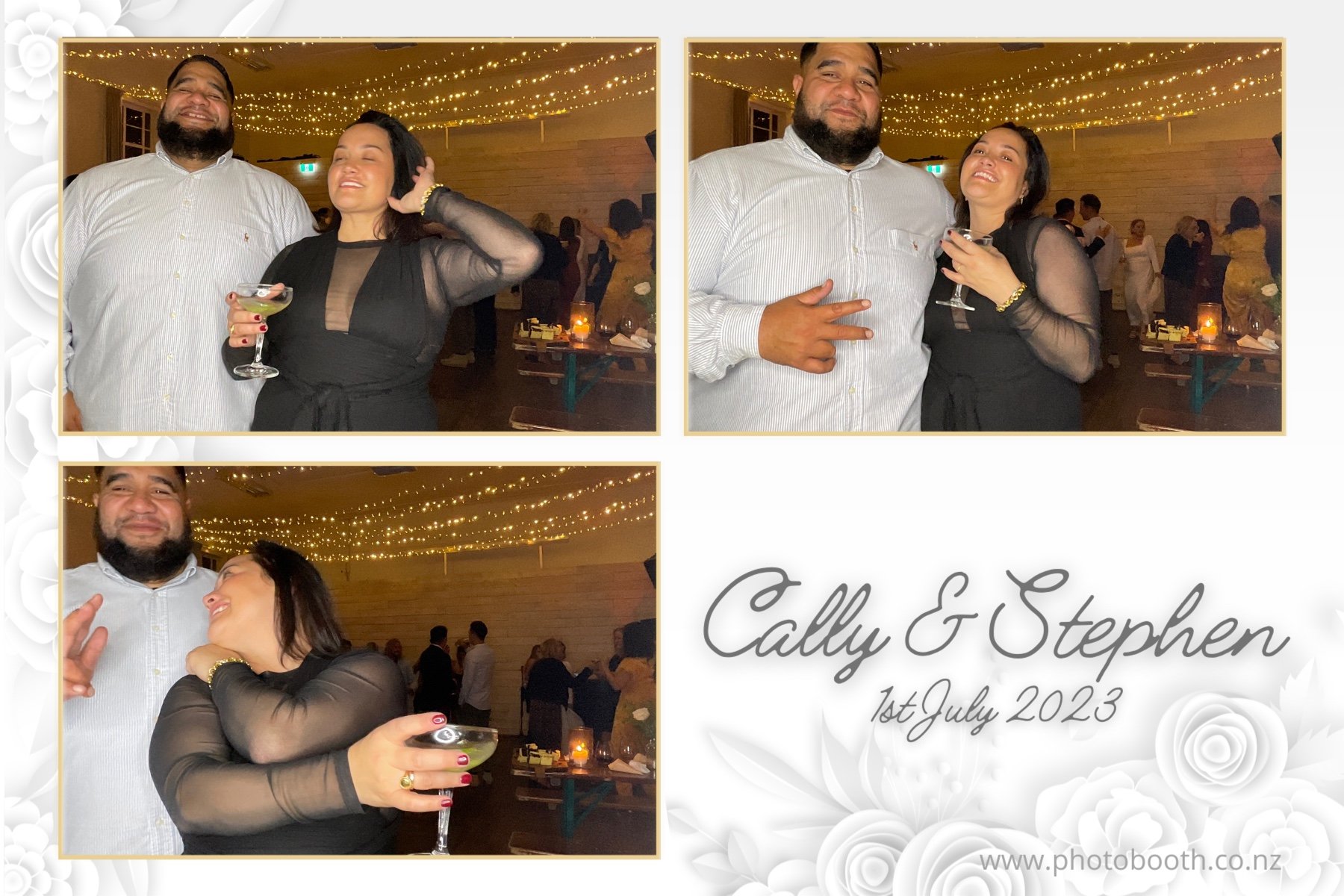Cally & Stephen's Wedding | View more photos from the event at gallery.photobooth.co.nz/u/SelfieCentral/Cally-Stephens-Wedding