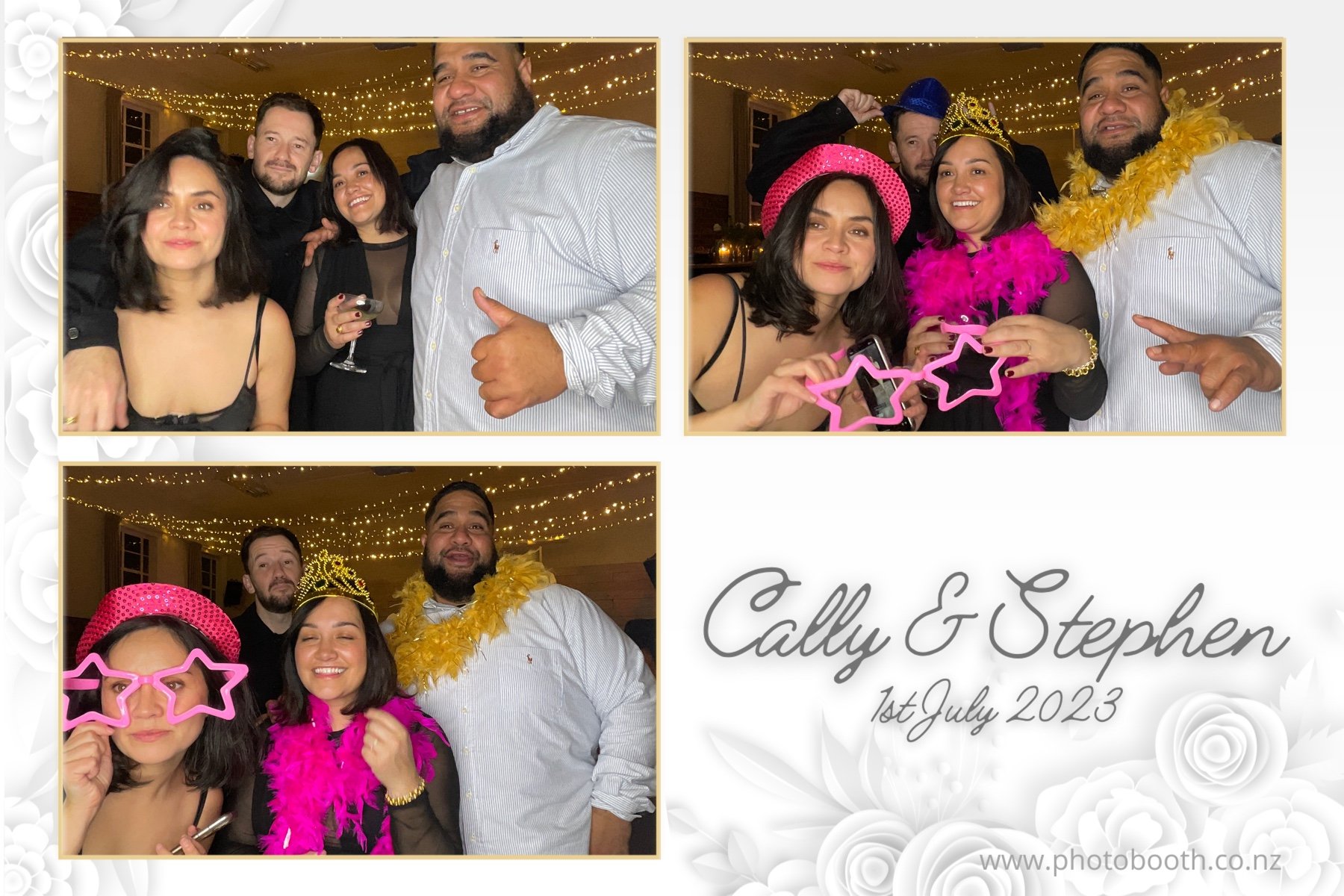 Cally & Stephen's Wedding | View more photos from the event at gallery.photobooth.co.nz/u/SelfieCentral/Cally-Stephens-Wedding