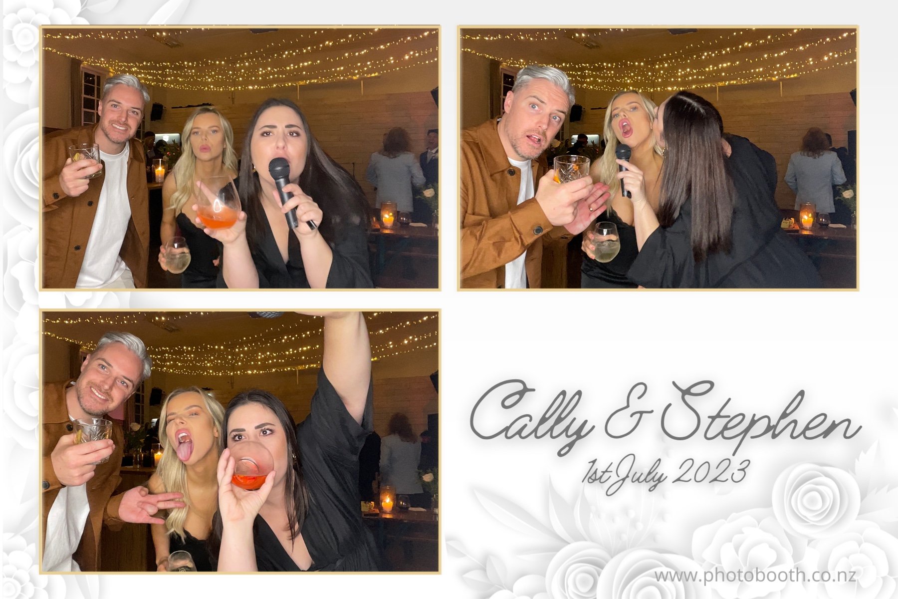 Cally & Stephen's Wedding | View more photos from the event at gallery.photobooth.co.nz/u/SelfieCentral/Cally-Stephens-Wedding