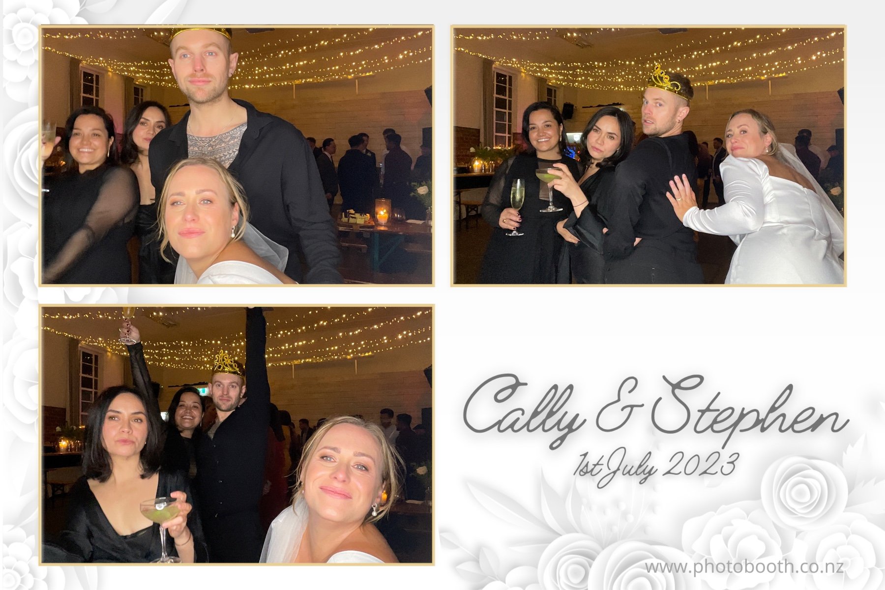 Cally & Stephen's Wedding | View more photos from the event at gallery.photobooth.co.nz/u/SelfieCentral/Cally-Stephens-Wedding