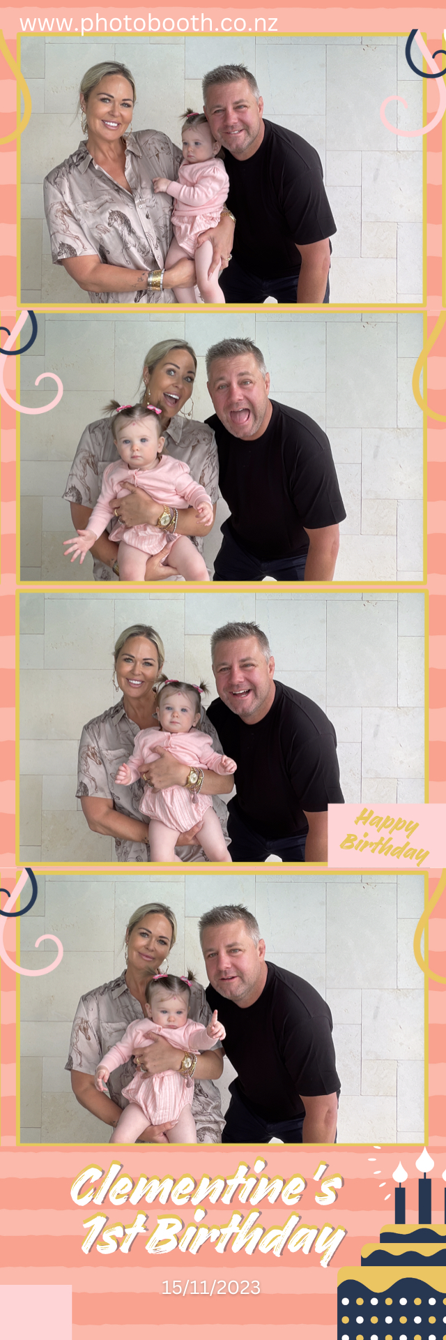 Clementine's 1st Birthday | View more photos from the event at gallery.photobooth.co.nz/u/SelfieCentral/Clementines-1st-Birthday