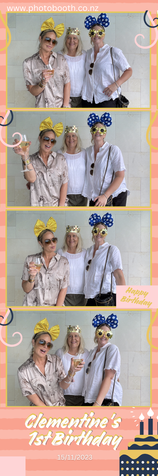 Clementine's 1st Birthday | View more photos from the event at gallery.photobooth.co.nz/u/SelfieCentral/Clementines-1st-Birthday