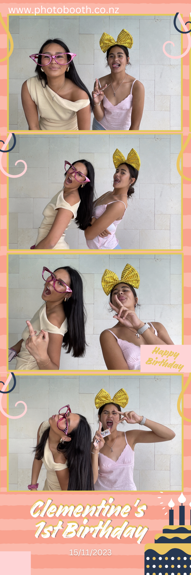 Clementine's 1st Birthday | View more photos from the event at gallery.photobooth.co.nz/u/SelfieCentral/Clementines-1st-Birthday