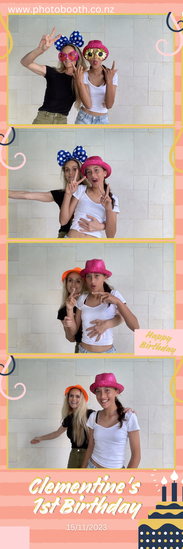 Clementine's 1st Birthday | View more photos from the event at gallery.photobooth.co.nz/u/SelfieCentral/Clementines-1st-Birthday