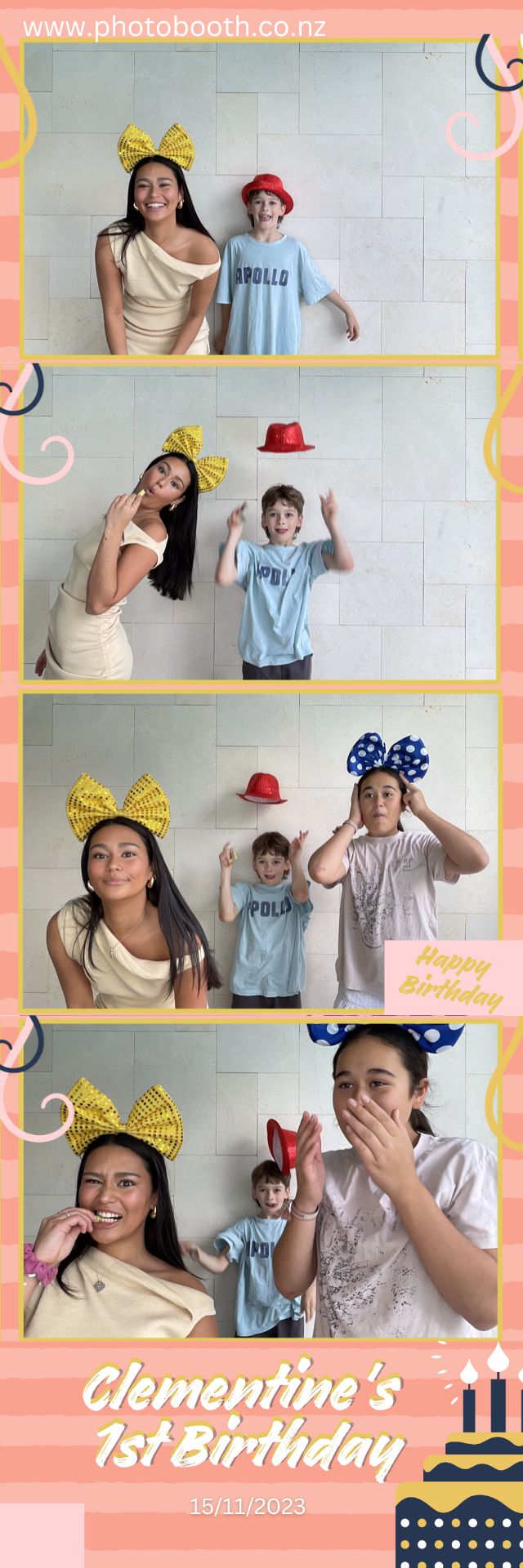 Clementine's 1st Birthday | View more photos from the event at gallery.photobooth.co.nz/u/SelfieCentral/Clementines-1st-Birthday