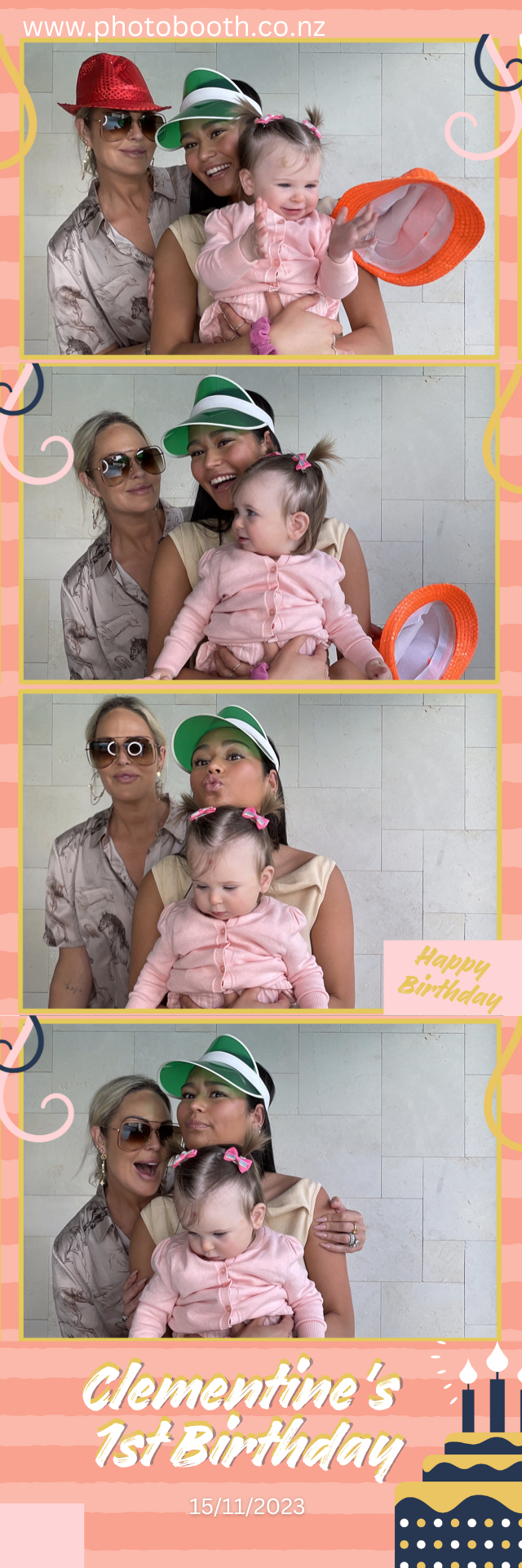 Clementine's 1st Birthday | View more photos from the event at gallery.photobooth.co.nz/u/SelfieCentral/Clementines-1st-Birthday