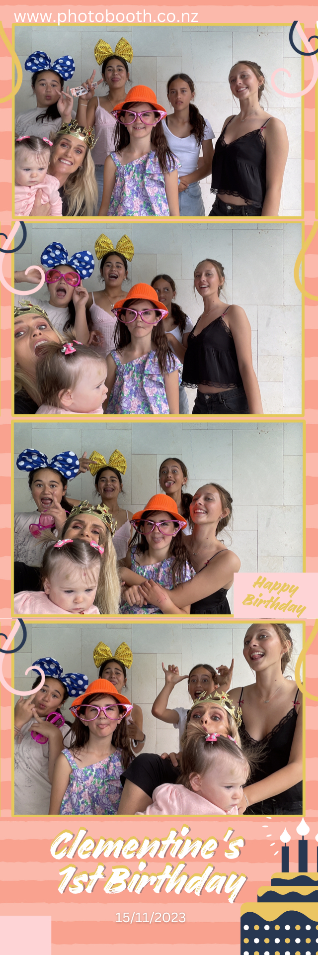 Clementine's 1st Birthday | View more photos from the event at gallery.photobooth.co.nz/u/SelfieCentral/Clementines-1st-Birthday