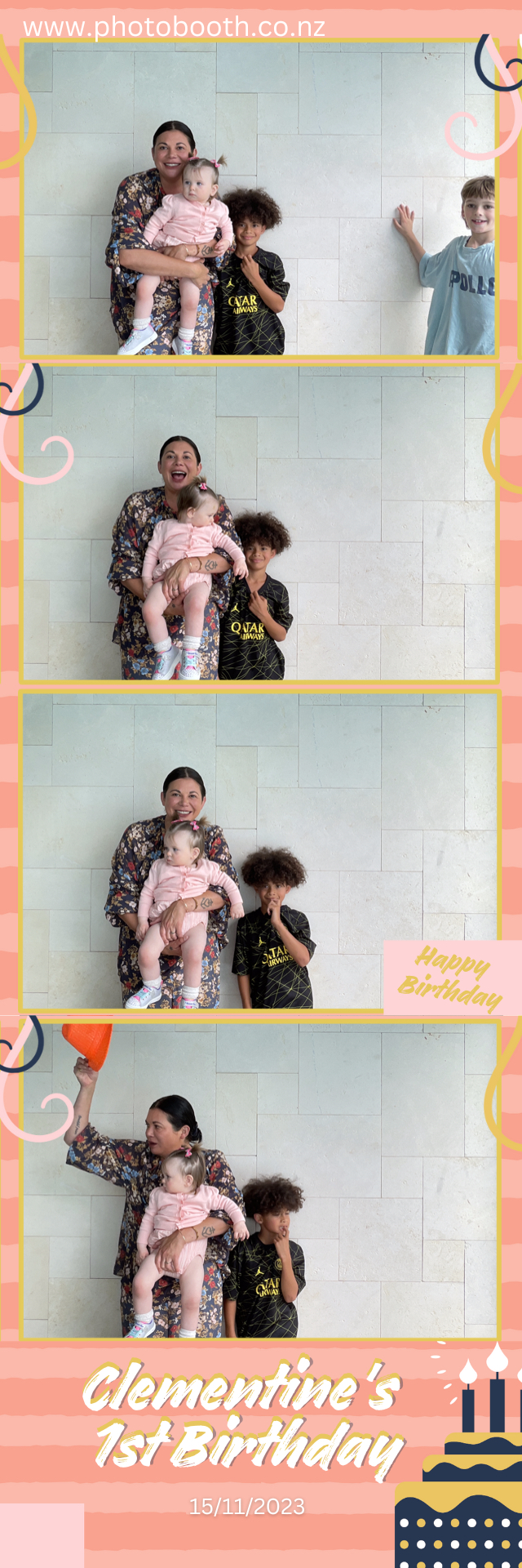 Clementine's 1st Birthday | View more photos from the event at gallery.photobooth.co.nz/u/SelfieCentral/Clementines-1st-Birthday