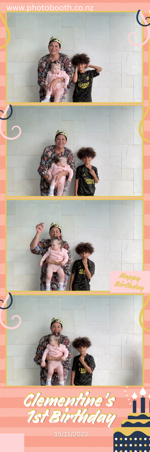 Clementine's 1st Birthday | View more photos from the event at gallery.photobooth.co.nz/u/SelfieCentral/Clementines-1st-Birthday