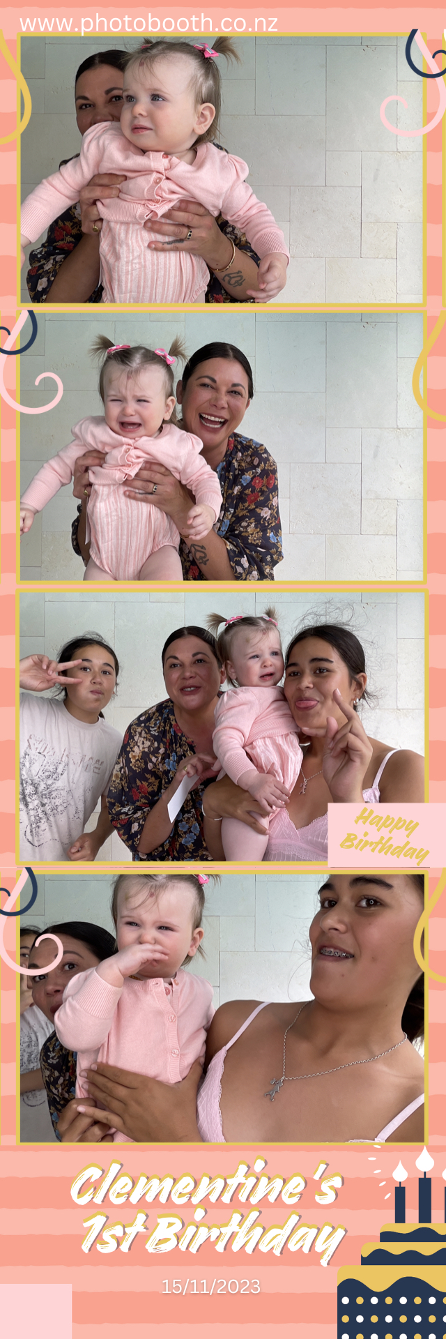Clementine's 1st Birthday | View more photos from the event at gallery.photobooth.co.nz/u/SelfieCentral/Clementines-1st-Birthday