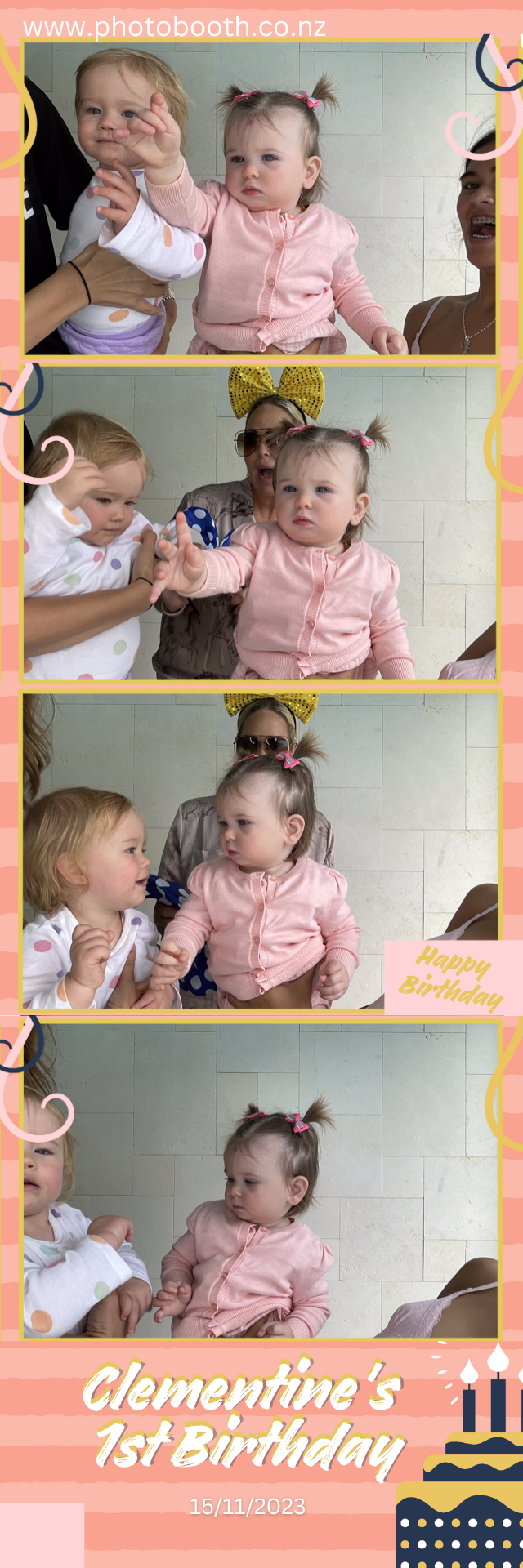 Clementine's 1st Birthday | View more photos from the event at gallery.photobooth.co.nz/u/SelfieCentral/Clementines-1st-Birthday