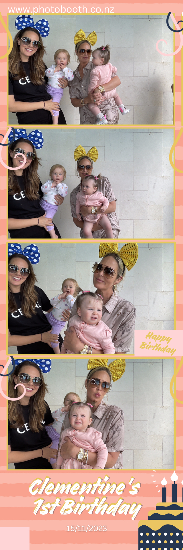 Clementine's 1st Birthday | View more photos from the event at gallery.photobooth.co.nz/u/SelfieCentral/Clementines-1st-Birthday