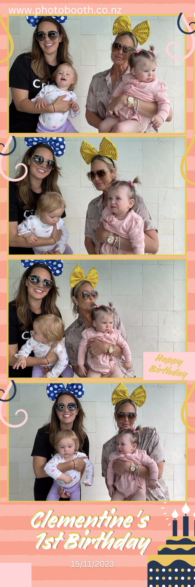 Clementine's 1st Birthday | View more photos from the event at gallery.photobooth.co.nz/u/SelfieCentral/Clementines-1st-Birthday