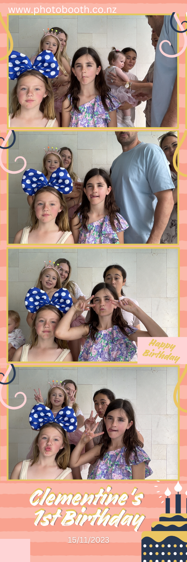 Clementine's 1st Birthday | View more photos from the event at gallery.photobooth.co.nz/u/SelfieCentral/Clementines-1st-Birthday
