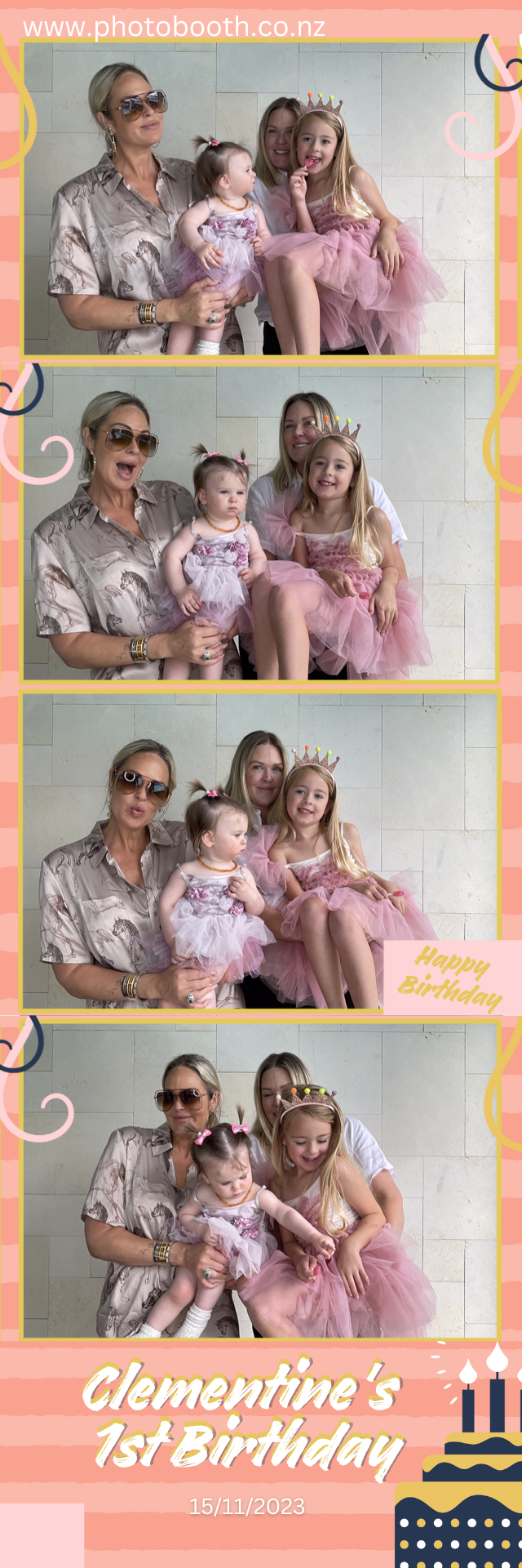 Clementine's 1st Birthday | View more photos from the event at gallery.photobooth.co.nz/u/SelfieCentral/Clementines-1st-Birthday