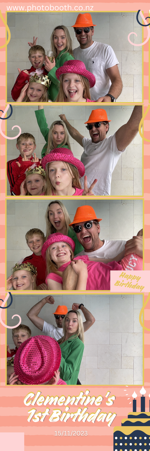 Clementine's 1st Birthday | View more photos from the event at gallery.photobooth.co.nz/u/SelfieCentral/Clementines-1st-Birthday