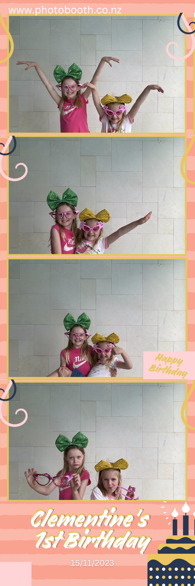 Clementine's 1st Birthday | View more photos from the event at gallery.photobooth.co.nz/u/SelfieCentral/Clementines-1st-Birthday