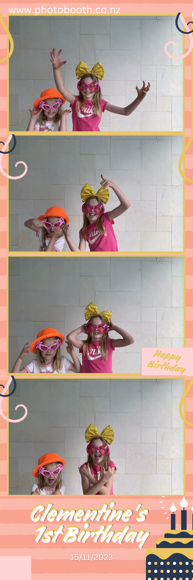 Clementine's 1st Birthday | View more photos from the event at gallery.photobooth.co.nz/u/SelfieCentral/Clementines-1st-Birthday