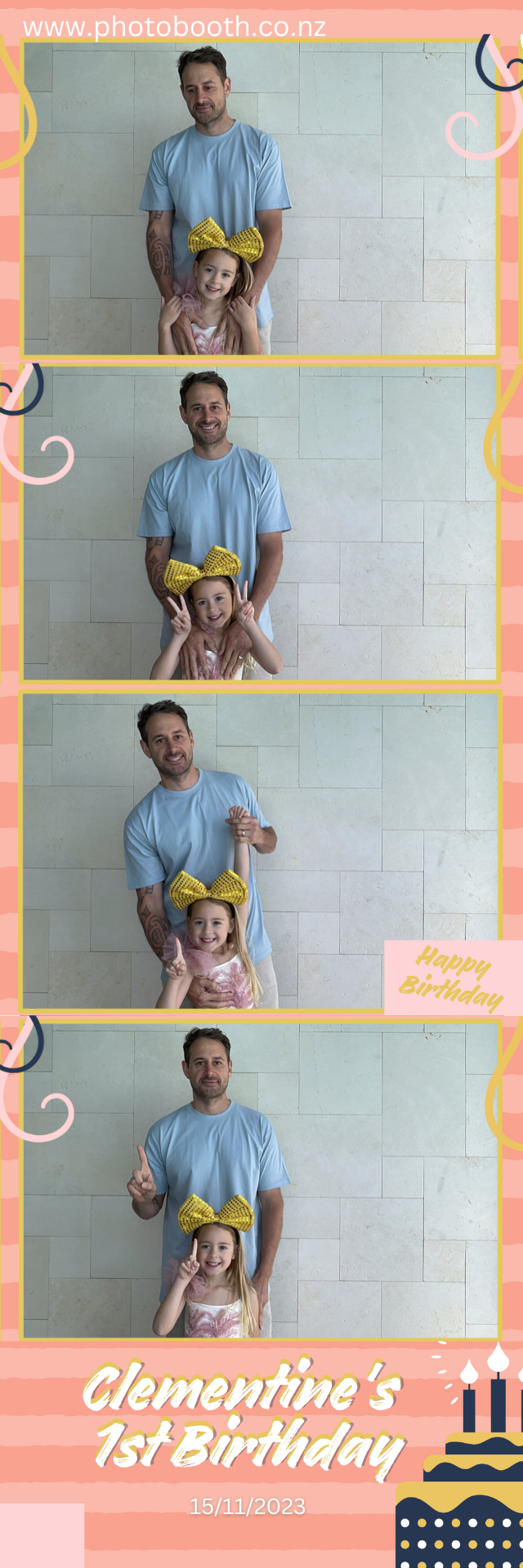 Clementine's 1st Birthday | View more photos from the event at gallery.photobooth.co.nz/u/SelfieCentral/Clementines-1st-Birthday
