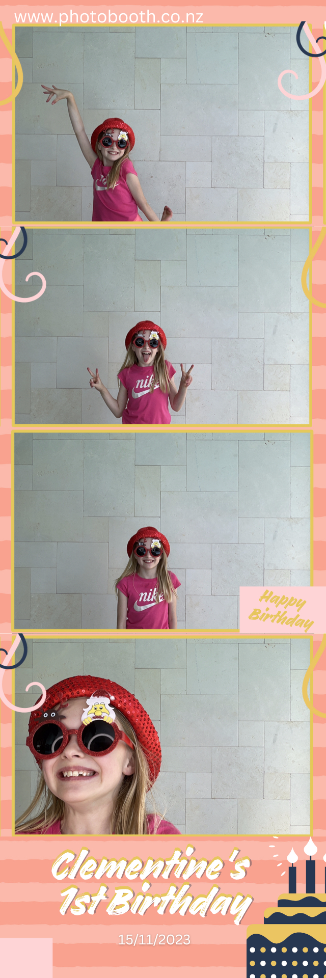 Clementine's 1st Birthday | View more photos from the event at gallery.photobooth.co.nz/u/SelfieCentral/Clementines-1st-Birthday
