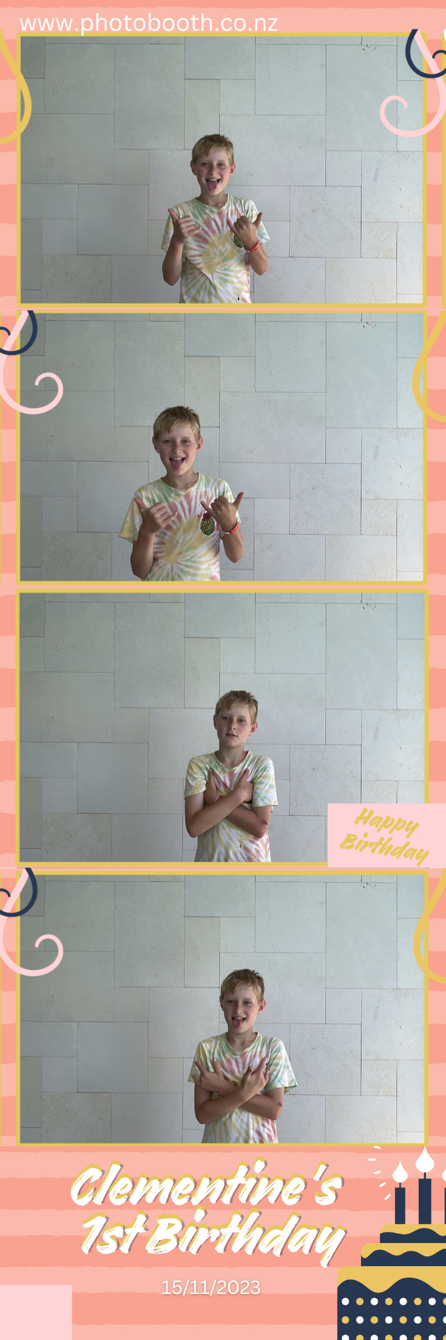 Clementine's 1st Birthday | View more photos from the event at gallery.photobooth.co.nz/u/SelfieCentral/Clementines-1st-Birthday