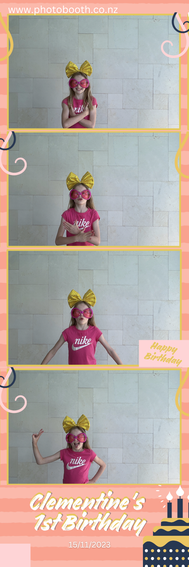 Clementine's 1st Birthday | View more photos from the event at gallery.photobooth.co.nz/u/SelfieCentral/Clementines-1st-Birthday