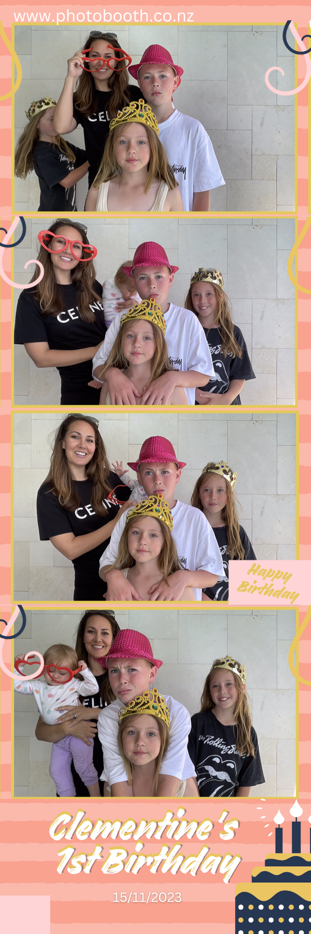 Clementine's 1st Birthday | View more photos from the event at gallery.photobooth.co.nz/u/SelfieCentral/Clementines-1st-Birthday