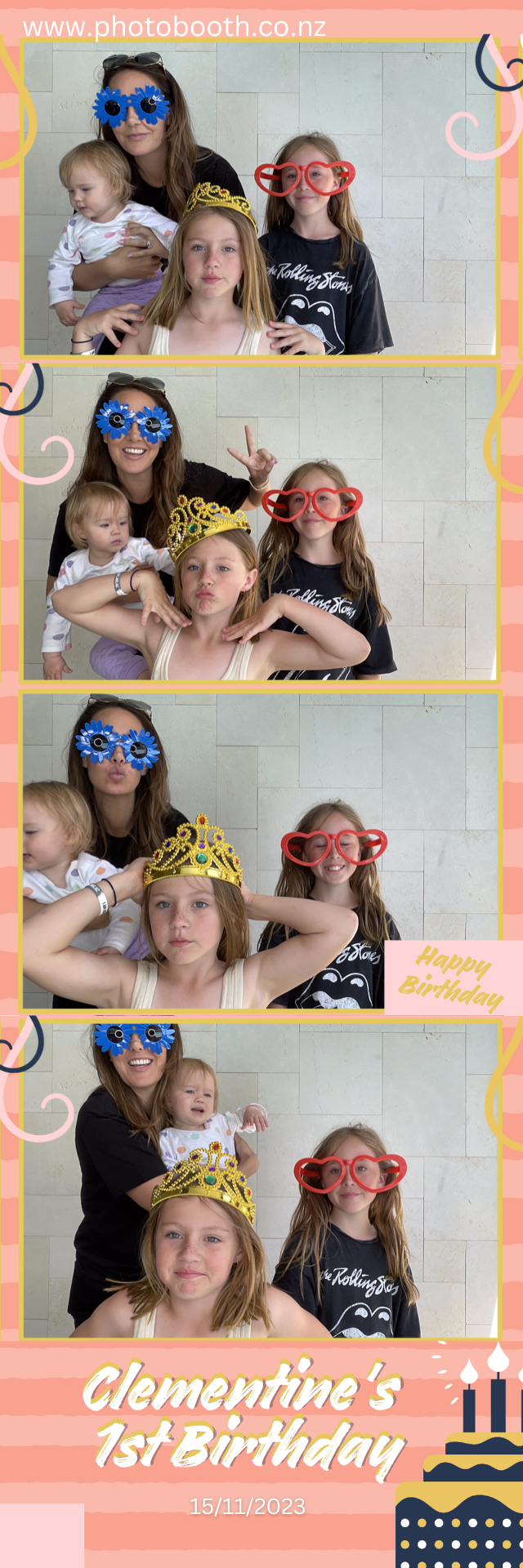 Clementine's 1st Birthday | View more photos from the event at gallery.photobooth.co.nz/u/SelfieCentral/Clementines-1st-Birthday