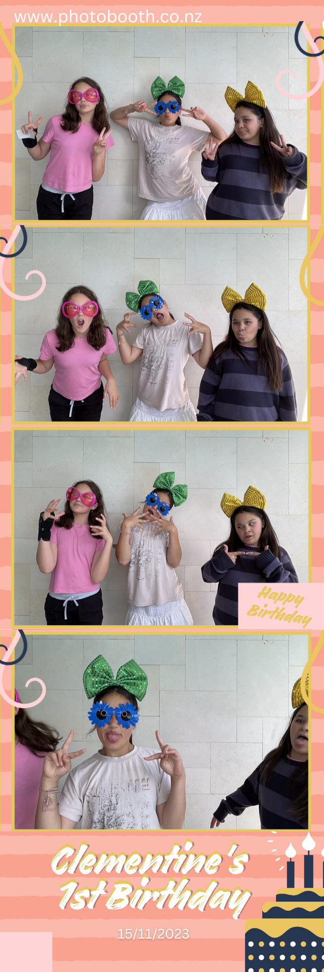 Clementine's 1st Birthday | View more photos from the event at gallery.photobooth.co.nz/u/SelfieCentral/Clementines-1st-Birthday