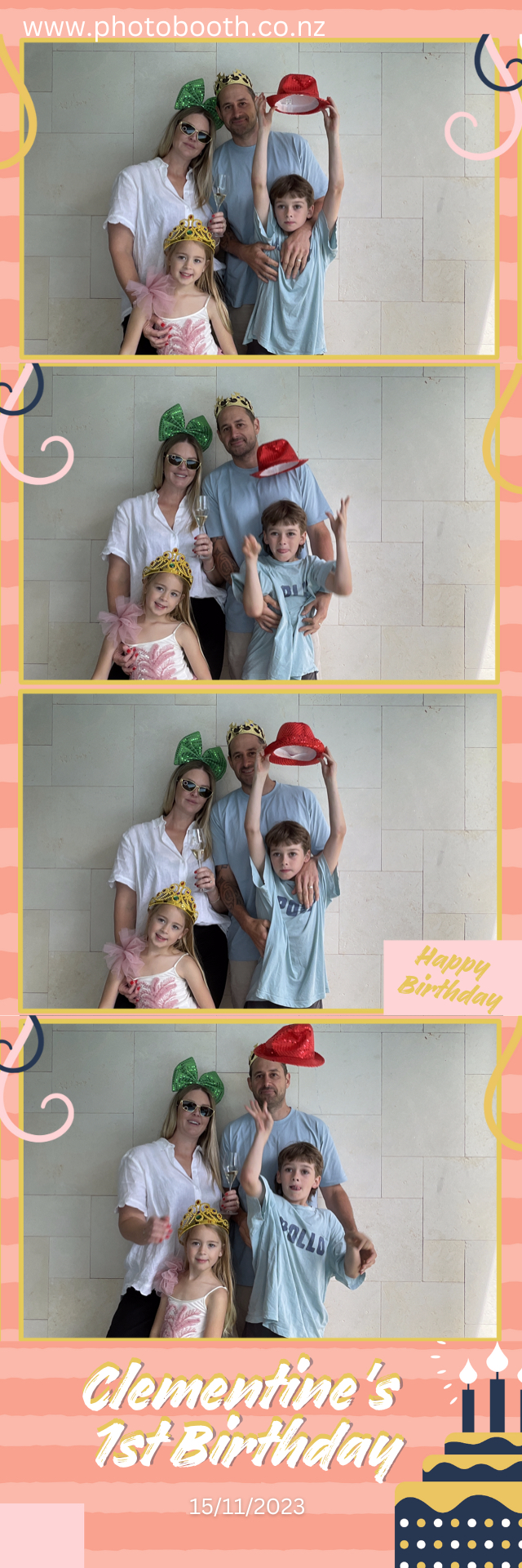Clementine's 1st Birthday | View more photos from the event at gallery.photobooth.co.nz/u/SelfieCentral/Clementines-1st-Birthday