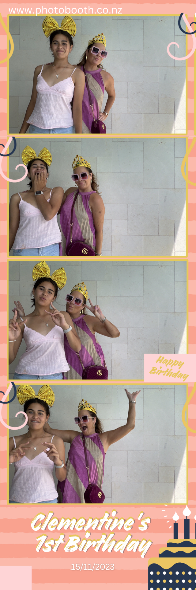 Clementine's 1st Birthday | View more photos from the event at gallery.photobooth.co.nz/u/SelfieCentral/Clementines-1st-Birthday