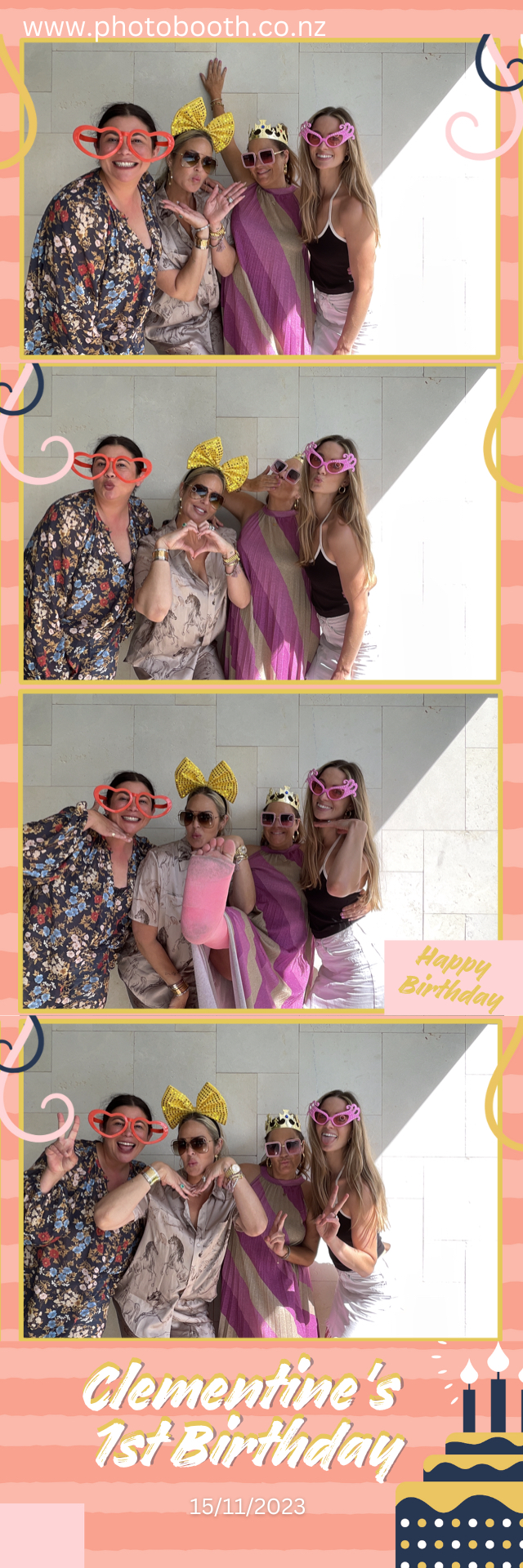Clementine's 1st Birthday | View more photos from the event at gallery.photobooth.co.nz/u/SelfieCentral/Clementines-1st-Birthday