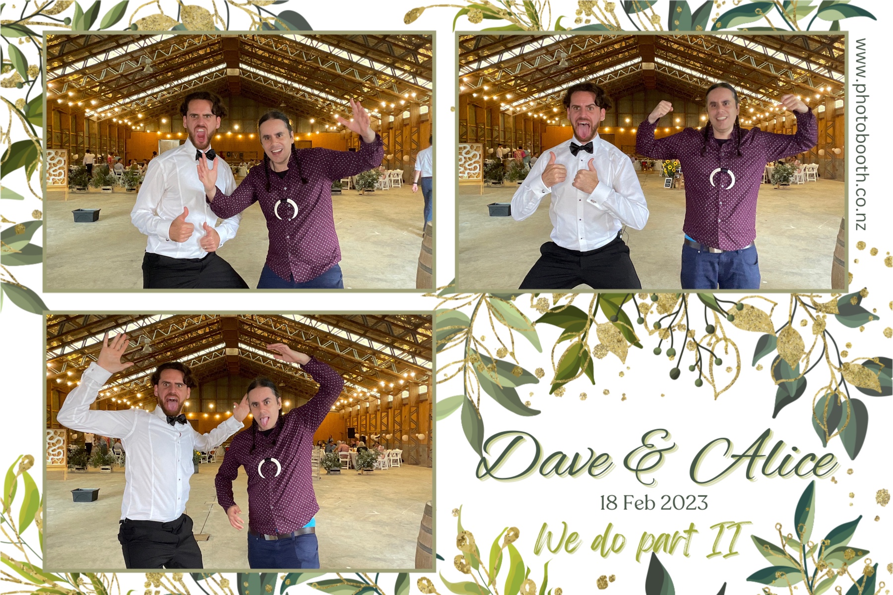 Dave & Alice's Wedding | View more photos from the event at gallery.photobooth.co.nz/u/SelfieCentral/Dave-Alices-Wedding