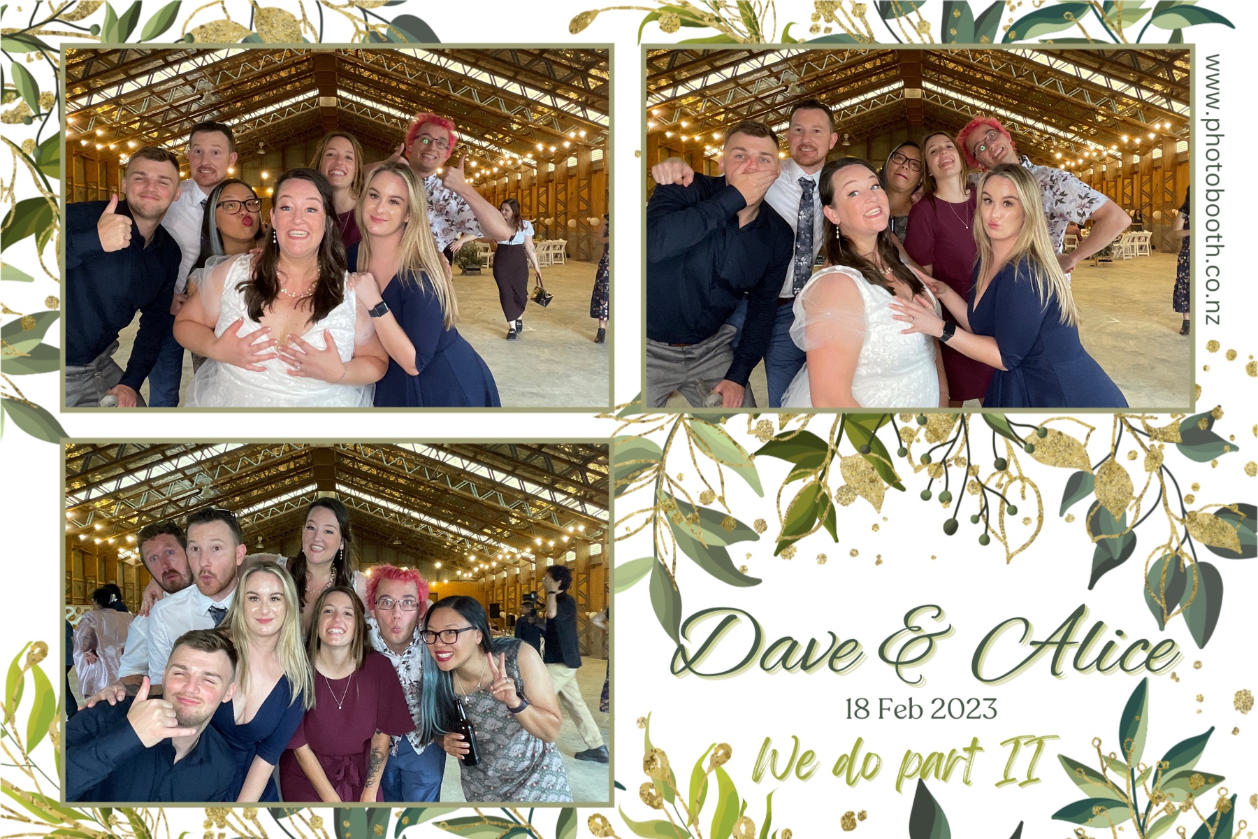 Dave & Alice's Wedding | View more photos from the event at gallery.photobooth.co.nz/u/SelfieCentral/Dave-Alices-Wedding